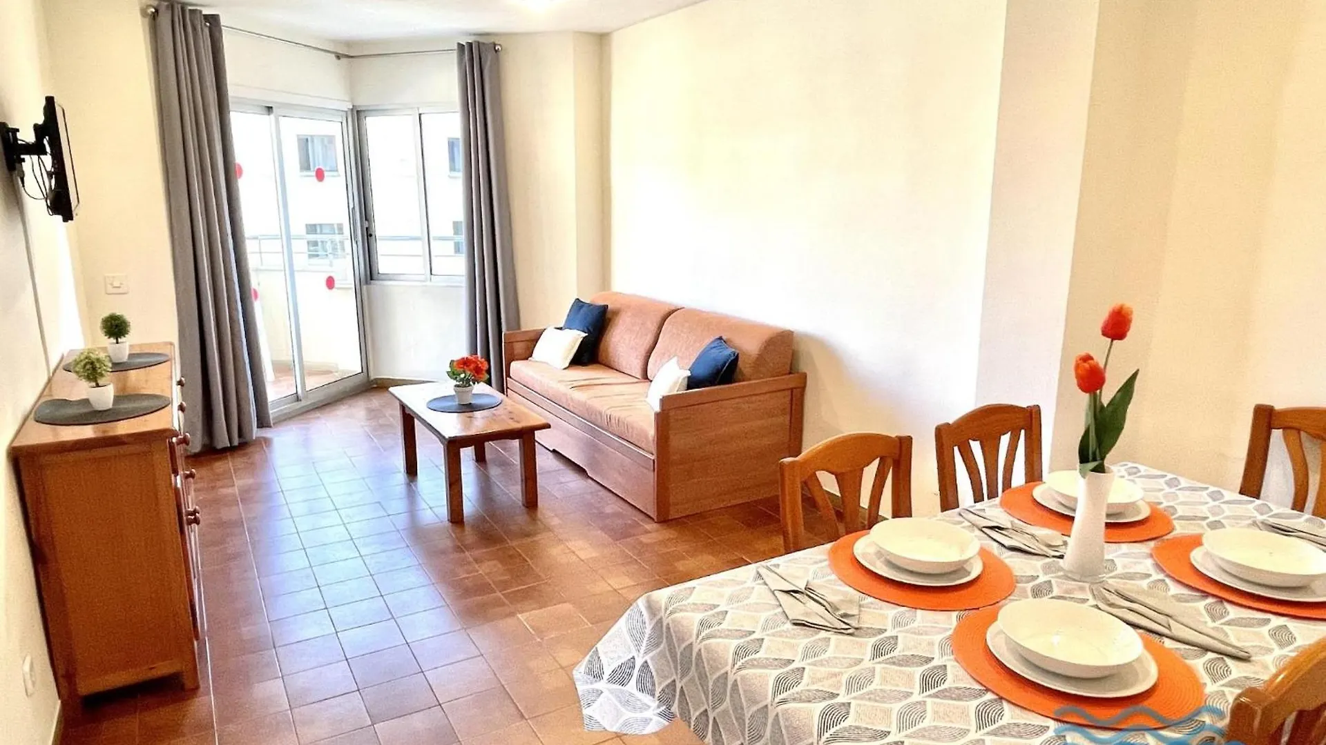 Apartbeach Sol Y Playa 245 Climatizado Vistas Piscina Lägenhet Salou