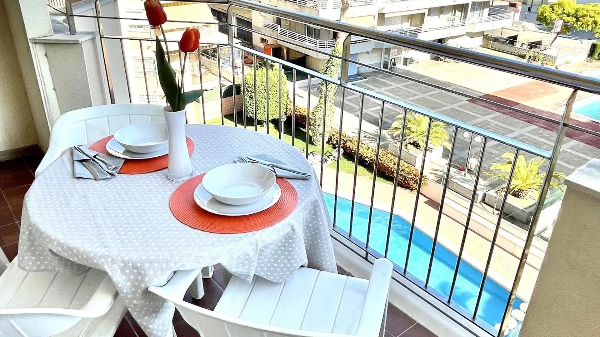 Apartbeach Sol Y Playa 245 Climatizado Vistas Piscina Lägenhet Salou